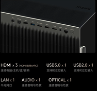 Projecteur XGI MI X50 Ultra Max 4K avec zoom optique, 7000 lumens, haute fréquence de rafraîchissement pour l'e-sport, Dolby Vision Cinema