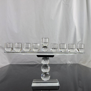 Ménorah Hanouka Lampe <span class=keywords><strong>Bougeoir</strong></span> <span class=keywords><strong>Cristal</strong></span> MH-1840 - Product Image 6