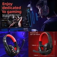 Combo clavier, souris et casque de jeu filaire professionnel LVKIDRON 4-en-1 avec rétroéclairage arc-en-ciel pour PC Gamer