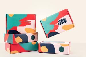 Custom High Quality Recycled T-Shirt Kraft <b>Paper</b> <b>Packaging</b> Box Corrugated Board Silk Screen UV Coating High-End Logo for Clothes - Product Image 2