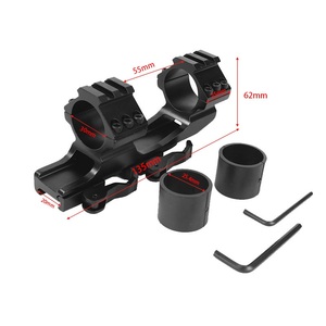 Heavy Duty Alloy <b>Quick</b> <b>Release</b> 20mm Base System Tube <b>Clamp</b> 30mm Optical Device Mount Outdoor Adventure Setup Accessory - Product Image 6