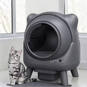 Caja de arena automática para mascotas de 50L con bloqueo infantil y sensor de seguridad infrarrojo para gatos de todas las edades - personalización disponible - Product Image 1