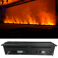 Topflashstar 1000W Machine à Effet de Flamme Artificielle 24 LED RGB 3-en-1 avec Contrôle DMX, Lampe à Flamme Simulée