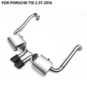 Tubo di Scarico Sportivo per <span class=keywords><strong>Porsche</strong></span> <span class=keywords><strong>718</strong></span> 2.5T 2016, Silenziatore Catback da Corsa in Acciaio Inossidabile - Product Image 2