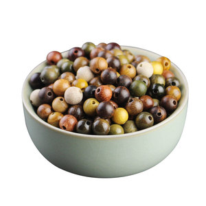 Perles rondes en bois de santal de 6mm, perles en vrac pour la fabrication de bracelets, accessoires de bijoux, perles d'espacement, perles en bois naturel - Product Image 3