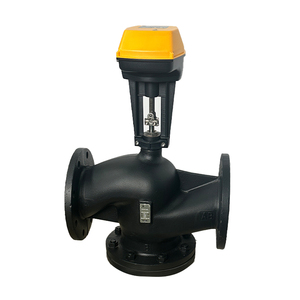 Vanne de contrôleur numérique Navarch 5000N 4-20ma 24v 220v vanne de régulation de <span class=keywords><strong>d</strong></span>ébit thermostatique électrique à 3 voies en fonte ductile - Product Image 3