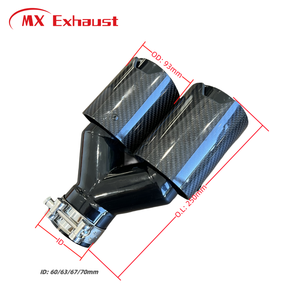 B * MW M340I G20 F30 X5 X6汽车排气消声器系统性能改装<span class=keywords><strong>M</strong></span>排气尖端2.5 ”63毫米 - Product Image 2