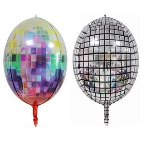 4D Disco Round <strong>Aluminum</strong> <strong>Foil</strong> Party Supplies Holiday Celebration <strong>Aluminum</strong> Metallic <strong>Foil</strong> <strong>Balloon</strong> Characters - Product Image 3