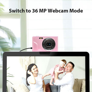 กล้องวิดีโอขนาดเล็ก 48MP FHD 1080P สำหรับ Vlog พร้อมระบบกันสั่นแบบออปติคอลอิเล็กทรอนิกส์ 7.1x-16x สำหรับนักเรียน อุปกรณ์ YouTube ราคาประหยัด - Product Image 2