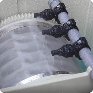 Filtre à tambour rotatif Cowater RDF-05 1320 GPH 5 T/HR en plastique PP 70 microns pour bassin à koï et aquaculture - Product Image 6