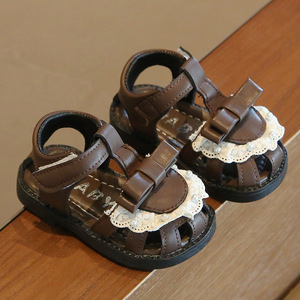 Summer New Soft Soled Princess Baby Walking Shoes Sandales et pantoufles de plage pour enfants - Product Image 2