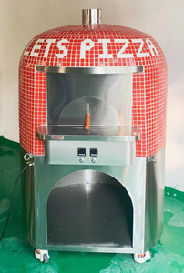 Four à pizza commercial de grande taille, de type napolitain, italien, à bois, en briques, à combustion de bois, extérieur, au charbon de bois, électrique, au gaz, pour restaurant - Product Image 3