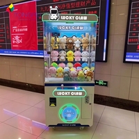Machine d'arcade à monnayeur, type grue à billes, pour animaux en peluche et jouets à gagner