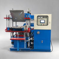Machine de moulage par vulcanisation de caoutchouc silicone avec rail, navette, éjection automatique, convoyeur de rejet et ligne d'assemblage automatisée