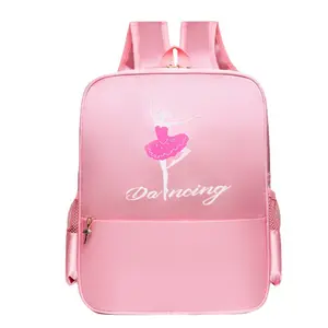 Dance bag new children's shoulders dance backpack ballet schoolbag girls princess dance bag can be printed words