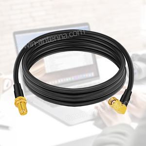 Cable Coaxial RF Personalizado RG58 LMR195 LMR240 de Ángulo Recto RP-SMA Macho a RP-SMA Hembra de 50 Ohmios DC-6GHz para Extensión de WIFI <span class=keywords><strong>TP</strong></span>-<span class=keywords><strong>Link</strong></span> - Product Image 2