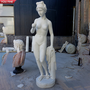 Vie Taille Sculpture Naturelle Femme Nue Sculpture En Marbre - Product Image 2