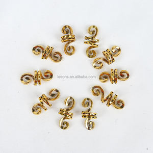 سبيكة فايكنغ الخرز الشعر لفائف حلزونية المجدل الخرز المشابك حلقات مشابك معدنية الأصفاد في الشعر مجوهرات الشعر اللف التبعي - Product Image 1