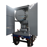 Usine de traitement d'huile à double vide PLC intelligente avec boîtier métallique fermé