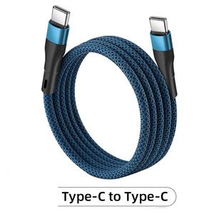 Cable de Video Magnético Tipo-C, Compatible con Duplicación de Pantalla 4K HD, Transferencia de Datos de Alta Velocidad de 20 Gbps, Diseño Trenzado Autoenrollable - Product Image 4