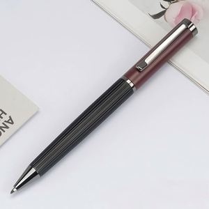 Bolígrafo de Lujo de 1.0 mm con Punta de Bola, Color Gris Metálico, Tinta Negra y Azul, Grabado Láser, Colores Morandi, 138 mm de Longitud, para Oficina/Escuela, de Fábrica - Product Image 4