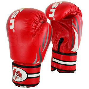 2024 Gants de boxe et d'arts martiaux professionnels de haute qualité personnalisés de 10oz et 14oz en cuir PU pour le kickboxing - Product Image 1