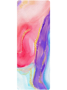 Siêu mỏng 1.5mm Da Lộn in ấn Yoga <span class=keywords><strong>Mat</strong></span> Non-Slip cao su tập thể dục <span class=keywords><strong>Mat</strong></span> cho bỏ qua sợi dây thiên nhiên vật liệu cao su - Product Image 3