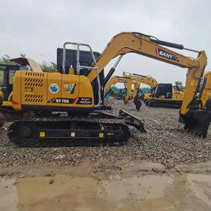 Excavadora Hidráulica de Orugas SANY SY75C Usada de 7 Toneladas con Componentes Principales: Motor, Bomba, en Venta - Maquinaria de Construcción China - Product Image 1