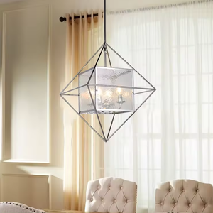 Zeal Lighting Nueva llegada Comedor Decorativo E26 Fuente de luz Bronce Hierro Luz colgante Nórdica - Product Image 2