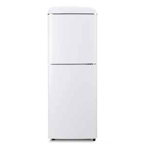 2023 Hertzel Mini Retro tasarım buzdolabı çift kapı 2.1 <span class=keywords><strong>Cu</strong></span>.<span class=keywords><strong>FT</strong></span> (58L) yukarı dondurucu aşağı ev için buzdolabında - Product Image 5