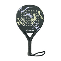 Raquette de padel Influence 12k, design à noyau en fibre de carbone, remplie de mousse EVA, renforcée en fibre de verre, modèle 4018 G2, grip, amateur, débutant