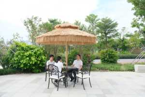 Ombrello di Lusso Firmato Sunny con Ventilatore e Luce, Ombrelli Promozionali all'Ingrosso, Arredamento Pagoda - Product Image 6