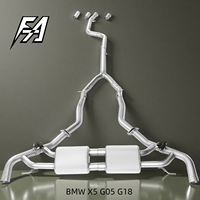 Pour BMW X5 G05 3.0T nouveau système d'échappement Cat Back haute Performance tuyau d'échappement mi-queue en acier inoxydable