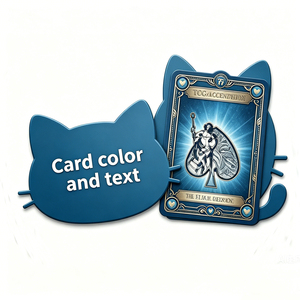 Jeu de cartes à collectionner TCG personnalisé multi-formes géométriques, bord doré de luxe, estampage à chaud, cartes de collection pour cadeau et collection - Product Image 2