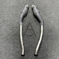 Collecteur d'échappement sport à soupape en acier inoxydable 304/alliage de titane 1,5 mm pour Ferrari 812 GTS Spider (F152) – Fixation directe par boulons