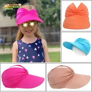 Cappello da sole per bambini traspirante a tesa larga Open Top Outdoor Toddler Summer hats Beach Baby Sun Hat visiera per ragazzi e ragazze