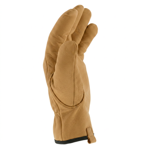Gants de travail en cuir de vachette, confortables, flexibles, durables, pour entrepôt, gants de sécurité robustes, en cuir véritable - Product Image 3