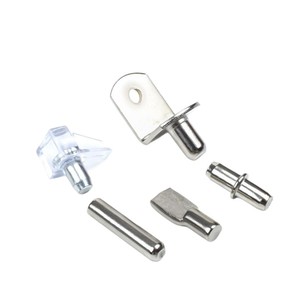 Support de planche en métal de 5 mm de diamètre pour armoire, placard et étagère de rangement - Product Image 4