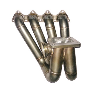 Выпускной коллектор с толщиной стенки 3,0 мм из нержавеющей стали SS304 для D серии turbo с верхним креплением T4 фланец - Product Image 1