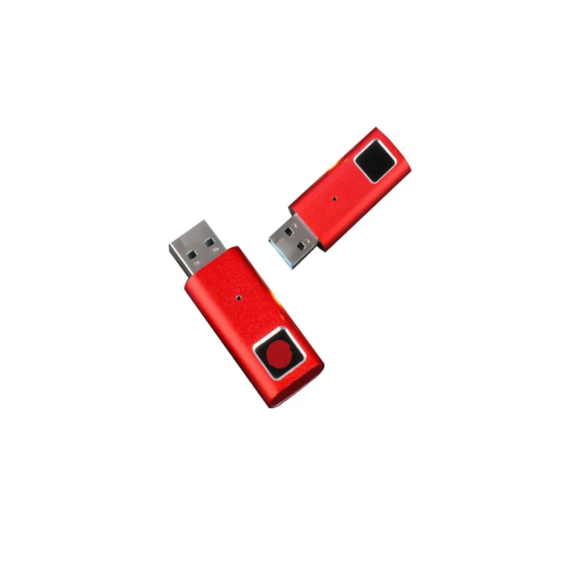 ขายส่ง3.0โลโก้ที่กำหนดเองลายนิ้วมือการเข้ารหัส USB Flash Drive