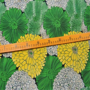 Tela <span class=keywords><strong>de</strong></span> algodón <span class=keywords><strong>de</strong></span> seda Floral con estampado suave lavable amarillo brillante pacífico para vestido <span class=keywords><strong>de</strong></span> verano transpirable para <span class=keywords><strong>mujer</strong></span> joven - Product Image 4