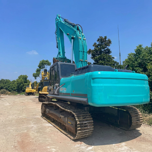 Excavadora de cadenas Kobelco SK350D usada, 35 toneladas, pintura original de Japón, excavadora de demolición de servicio pesado, motor Hino, lista para trabajar - Product Image 1