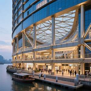 Ad alte prestazioni Design moderno struttura in acciaio torre grattacielo di lunga durata struttura esterna con ingegneria avanzata - Product Image 1