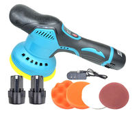 Polisseuse de voiture sans fil à vitesse réglable, polisseuse à cire rechargeable avec poignée ergonomique, outil d'entretien des surfaces de véhicules