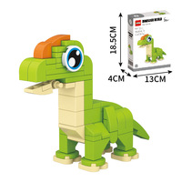 XR Dr Star Nouveauté Ensemble de blocs de construction en plastique ABS de haute qualité sur le thème du monde des dinosaures, 20 pièces, compatible avec les briques Lego, pour les enfants de 5 à 13 ans