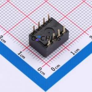 DSPV-04-LD-GET DIP Switch Through hole Component (THT) Switch Piano Key Single Pole Single Throw 4 2.54mm - Product Image 2