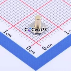 GT-TC084E-H050-L5 Tactile Switch SMD-4P,5.2x5.2mm Switch Single Pole Single Throw Round Button 1.3N Vertical Mount - Product Image 1