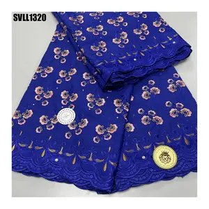 Professional Manufacturer Factory Price swiss voile 100% cotton lafaya lace african French Fabric women clothing kanuri dress