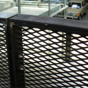 Maille d'aluminium expansé de couleur noire avec un grand trou de 100 mm, revêtue de poudre, pour mur-rideau de bâtiment - Product Image 6