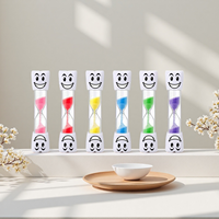 Logo personnalisé Smiley Tooth Hourglass Timer pour cadeaux promotionnels et fournitures de clinique dentaire